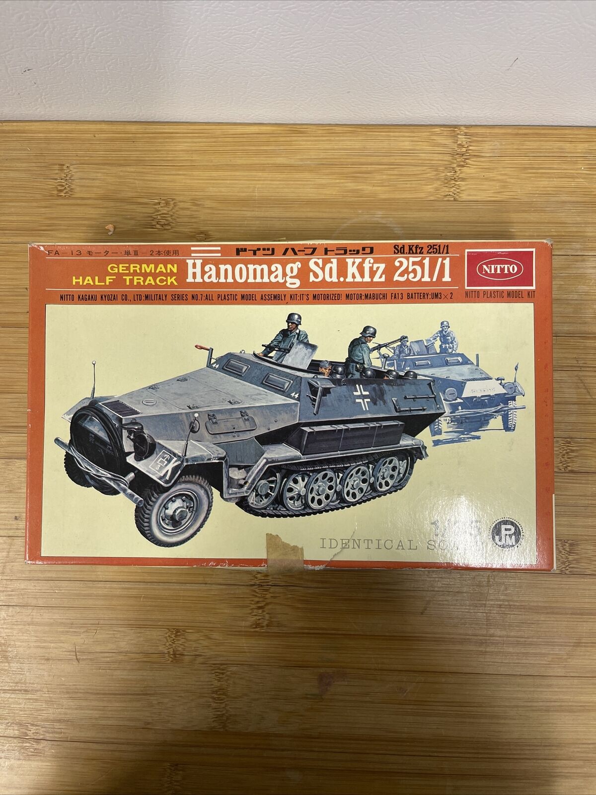 Vintage NITTO Hanomag Sd.Kfz 251:1 Scale 