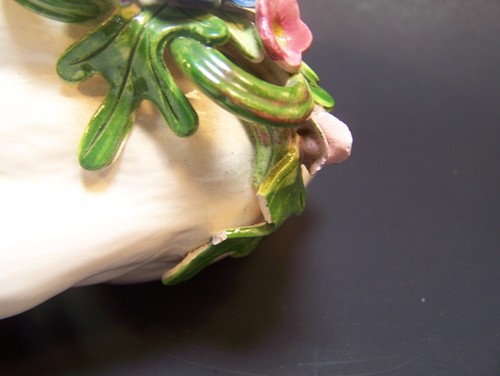 Laraine Eggleston Signed Ceramic Sleeping White Rabbit Bunny 9 x 5 inches - Picture 4 of 4
