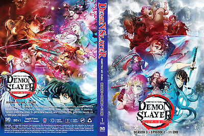 Demon Slayer Kimetsu No Yaiba Season 1-3 Mugen Train Arc & Movie DVD [Free  Gift]