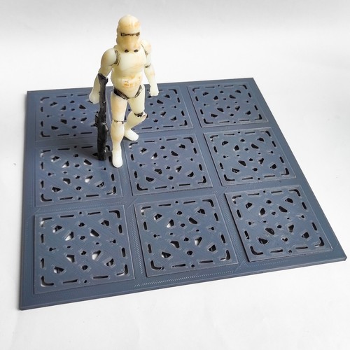 JABBA's PALACE FLOOR RANCOR PIT GRATE for 6in (1:12) FIGURE DIORAMA - Picture 2 of 7