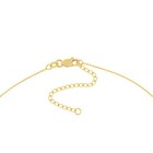 14K GOLD Namensschild Halskette