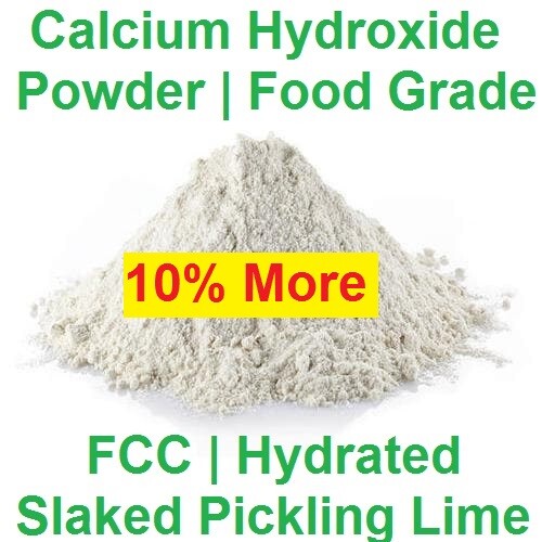 Calcium Hydroxide Powder Food Grade FCC Hydrated Slaked Pickling
