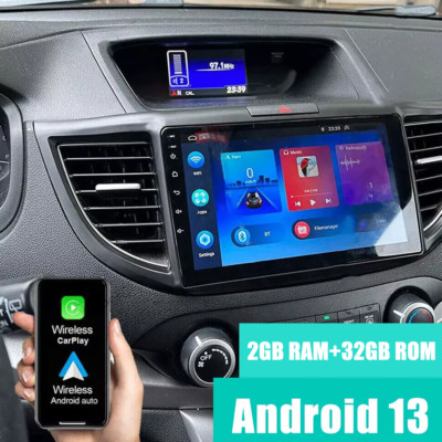 For Honda CRV 2012-2016 Android 13 Car Stereo Radio GPS Navi Apple Carplay WIFI