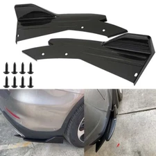 For Toyota Camry SE XSE 18+ Gloss Rear Bumper Lip Side Splitter Diffuser Spoiler