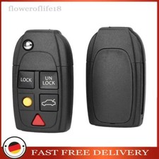 Volvo XC70 XC90 5 Tasti Telecomando Flip Folding Senza Chip Chiave Auto Custodia