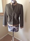 Women’s Denim Jacket & Skirt Set. Color Shade of Vintage Grayish-Brown XL — photo 9