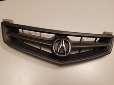 Fits 06 07 08 Acura Tsx Front Grill Grille All Black With Emblem Whole Kit
