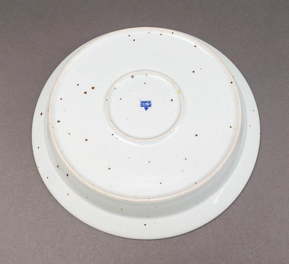 Dansk Denmark Niels Refsgaard Brown Mist 13" Deep Round Bowl Platter