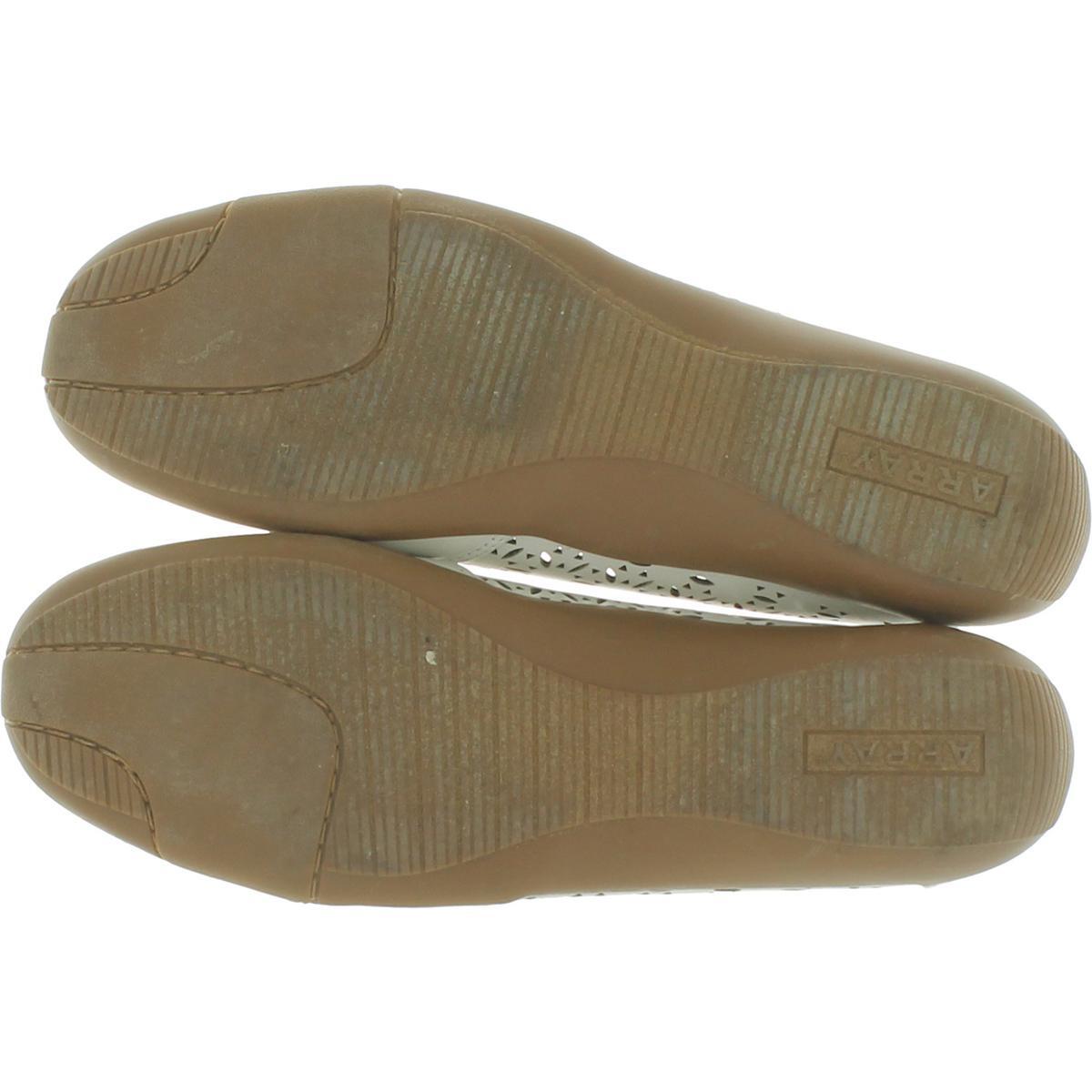 Array Womens Jordan Ivory Laser Cut Ballet Flats Shoes 11 Medium (B,M