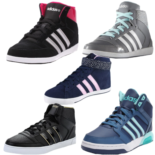 Adidas Neo Hoops Vulc Daily Twist Mid Trainers Hi Top Vl Gym Sports Shoes  Wo... - Afbeelding 1 van 3