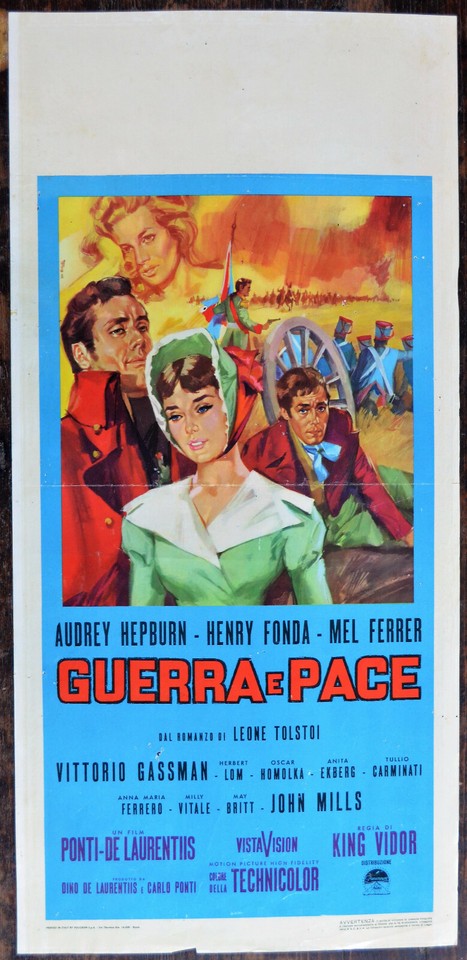 Locandina di Guerra e pace (1956)
