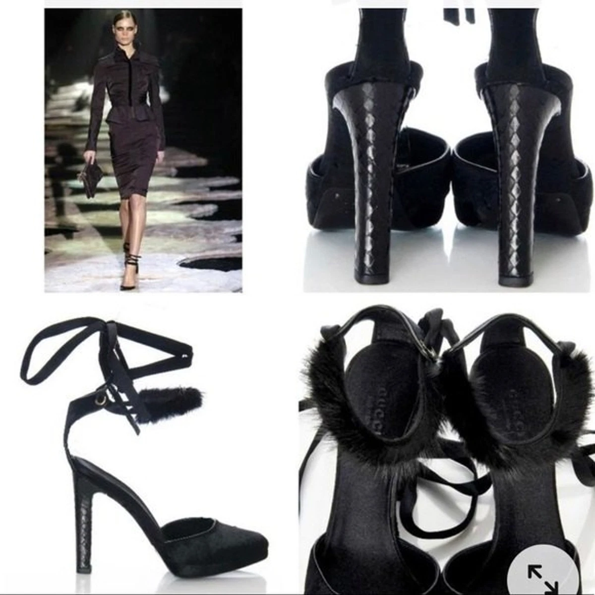 Tom ford fur heels sale