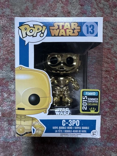 Star Wars Funko Pop! C-3PO #13 2015 Summer Convention Exclusive NEW