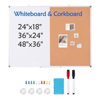 Wandtafel Korktafel Pinnwand Kombitafel Horizontal/Vertikal 120X90Cm