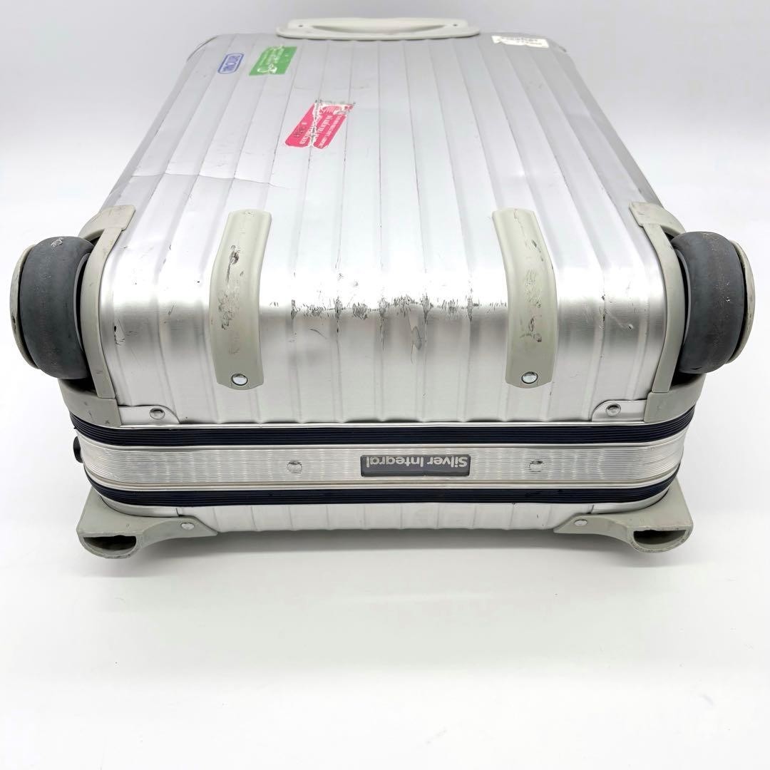 Rimowa Silver Integral Silver 2 wheels Carry Case Suitcase 925.52