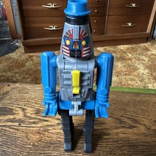 Vtg 1984 Arco GoBots Mighty Robots RoGun Robot Cap Gun Pistol Transformer Blue