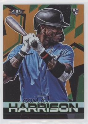 2021 Topps Fire Orange 4/299 Monte Harrison #181 Rookie RC 0i5k