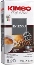 Kimbo Intenso Ground Coffee 250g Italian Medium Roast Arabica Full Body Naples B 39.56 per kilo
