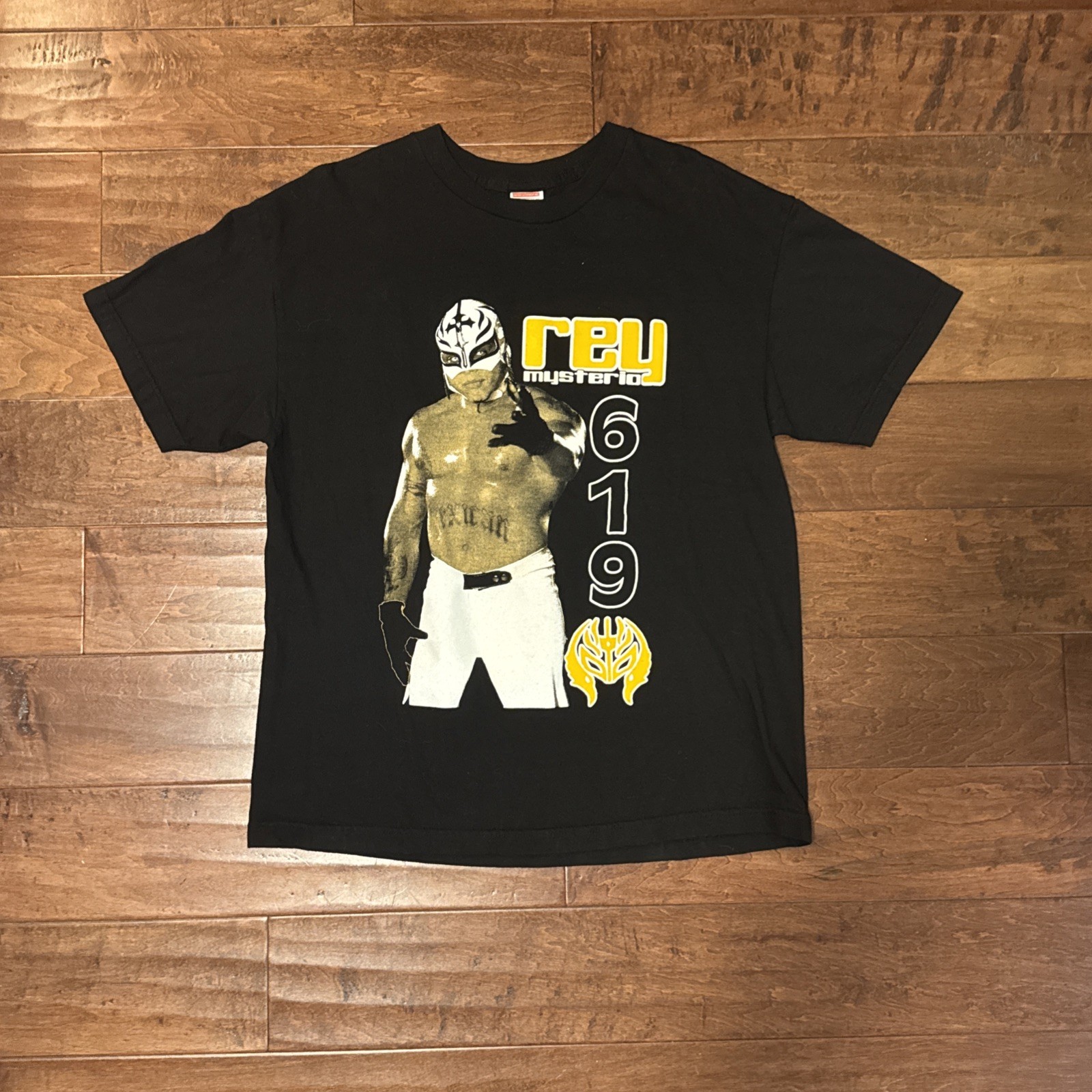 Vintage Rey Mysterio 619 Rare WWE WWF Graphic T Shirt Mens Large