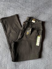Lee Plus Straight Mid Rise Women's Black Jeans Size 18W medium