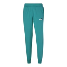 PUMA Essentials Embroidered Logo Sweatpants Mens Blue Casual Athletic Bottoms 84