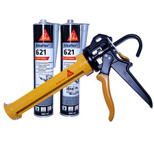 Sikaflex 621 Profi-Set | 2x 300ml Kartusche + Hochleistungspistole CG-Pro4