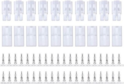 RC Big Tamiya Style Connector Plugs Unwired (10 Pairs)