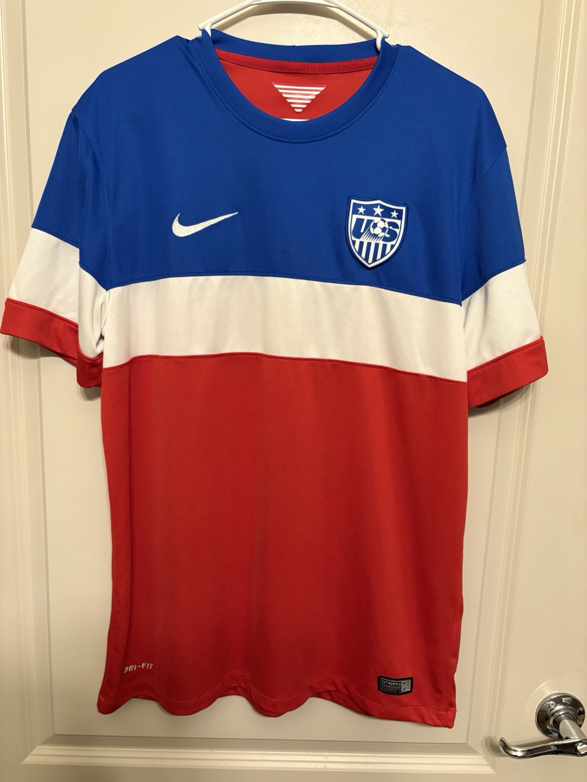 Nike USA US Soccer 2014 World Cup Away Bomb Pop Jersey USMNT