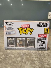 Brand New Funko Bitty Pop Star Wars Mandalorian 4-Pack Figure Set Series 3!