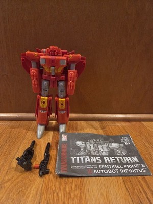 2015 Transformers Titans Return Infinitus & Sentinel Prime W/ Manual