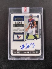 2023 Panini Contenders Rookie Ticket Auto #140 Will Anderson Jr. Encased