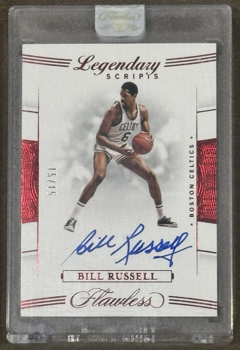 Panini Bill Russell Basketball Autographed Sports Trading Cards