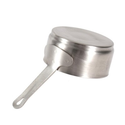 1pc Mini Heating Pot Stainless Steel Soup Pot Milk Butter Sauce Pan with Handle