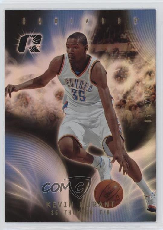 2008-09 Upper Deck Radiance 67/299 Kevin Durant #25 k2f
