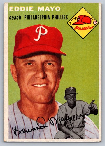 1954 Topps #247 Eddie Mayo Philadelphia Phillies
