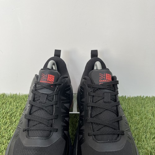 Karrimor Hombres Caracal Trail Running Zapatos Trekking Entrenadores Negro Rojo Reino Unido 7.5 - Imagen 4 de 9