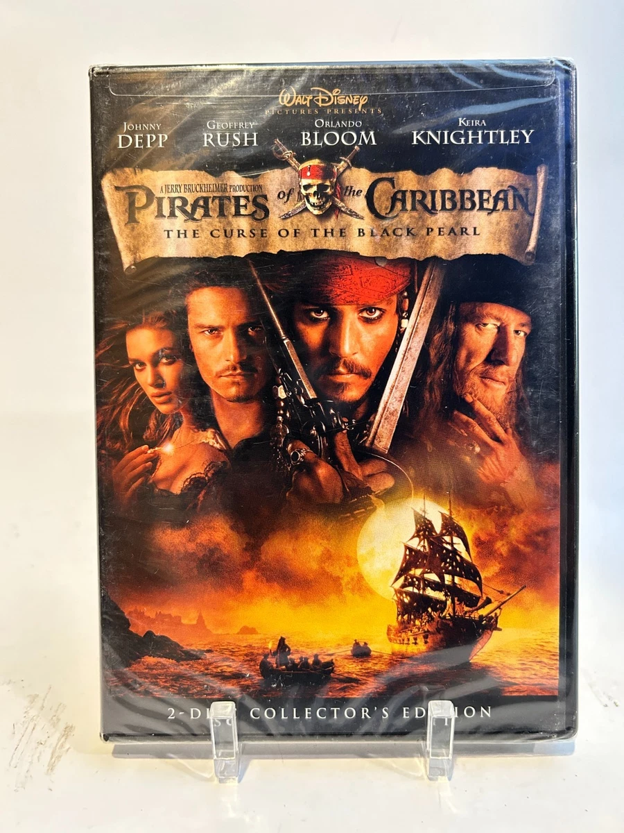 Pirates of the Caribbean: The Curse of the Black Pearl DVDs for