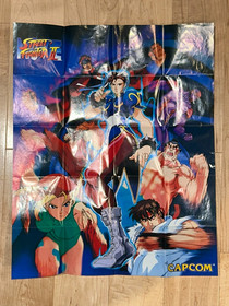 Street Fighter 2 II Movie (Sega Saturn, Japan) Import Complete w Poster EX