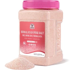 52USA Himalayan Pink Salt Fine, Fine Ground Table and Cooking Salt, 80Oz (5 Poun