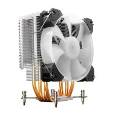 Computer for Case Fan 4 Heat Pipes LED Silent Fan CPU Coolers Radiators 12V-3pin