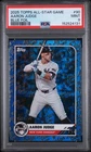 2025 Topps All-Star Game Aaron Judge #90 Blue Foil /150 - PSA 9