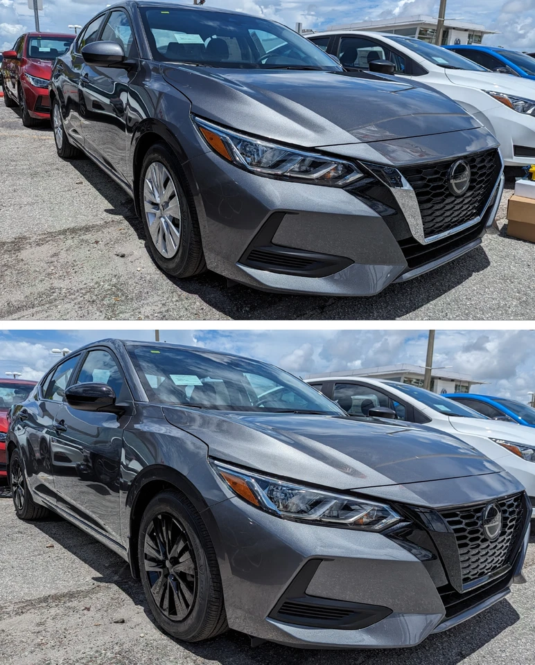 Set of 4 Hubcaps 16" Gloss Black ABS Wheel Covers for 20 - 22 Nissan's Sentra - Image 2 of 2