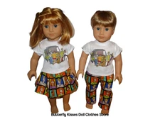 Scooby Dog Mystery Outfit  Doll Clothes For 18" Girl Dolls
