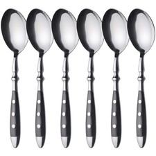 GRÄWE 6 Tafellöffel Menülöffel geschmiedet aus Edelstahl Serie NÜRNBERG