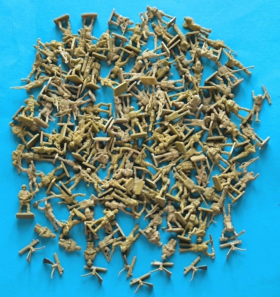 Lot Soldats Anciens Airfix,Armée Anglaise,WW2,Figurines 1/72, vintage  - Photo 2/3