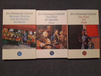 3x Eric-Emmanuel Schmitt: Monsieur Ibrahim, Schule der Egoisten, Kind von Noah