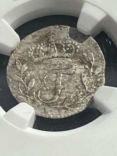 SWEDEN  Silver 1723 Silver Ore NGC XF Details damaged RARE Certified