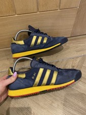 adidas Originals SL80 SPZL Navy/Gold Retro Runner Trainers Uk 9.5 EF1159