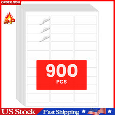 Printable Address Labels, 1" X 2-5/8", 900 Labels, 30 Labels per Sheet, Mailing