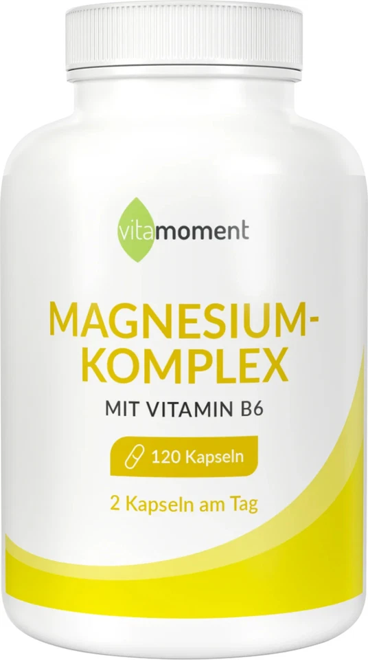 VITAMOMENT Magnesium Komplex 120 Kapseln B6 Vitamin jetzt im Blitzversand